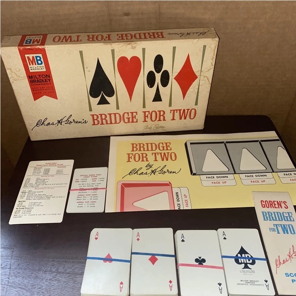 Milton Bradley's Bridge Card Game vintage 1964 Goren's Fine Edition - Picture 1 of 6
